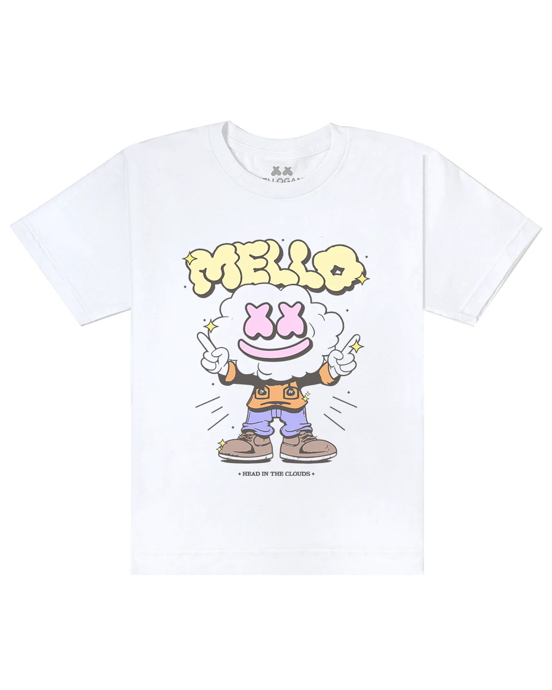 Cloudy T-Shirt (Youth) — White