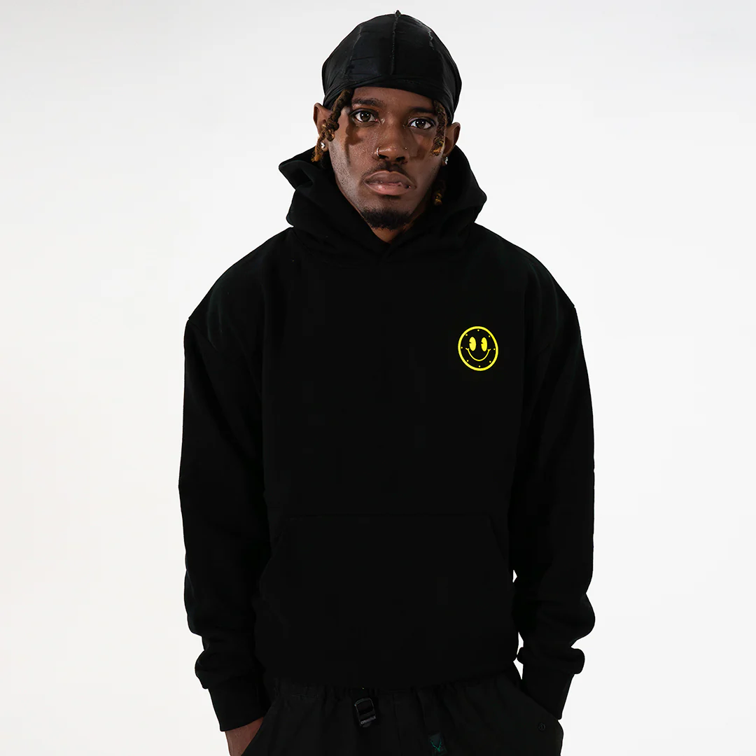 Joytime Collective Stacked Logo Hoodie — Black - Image 5