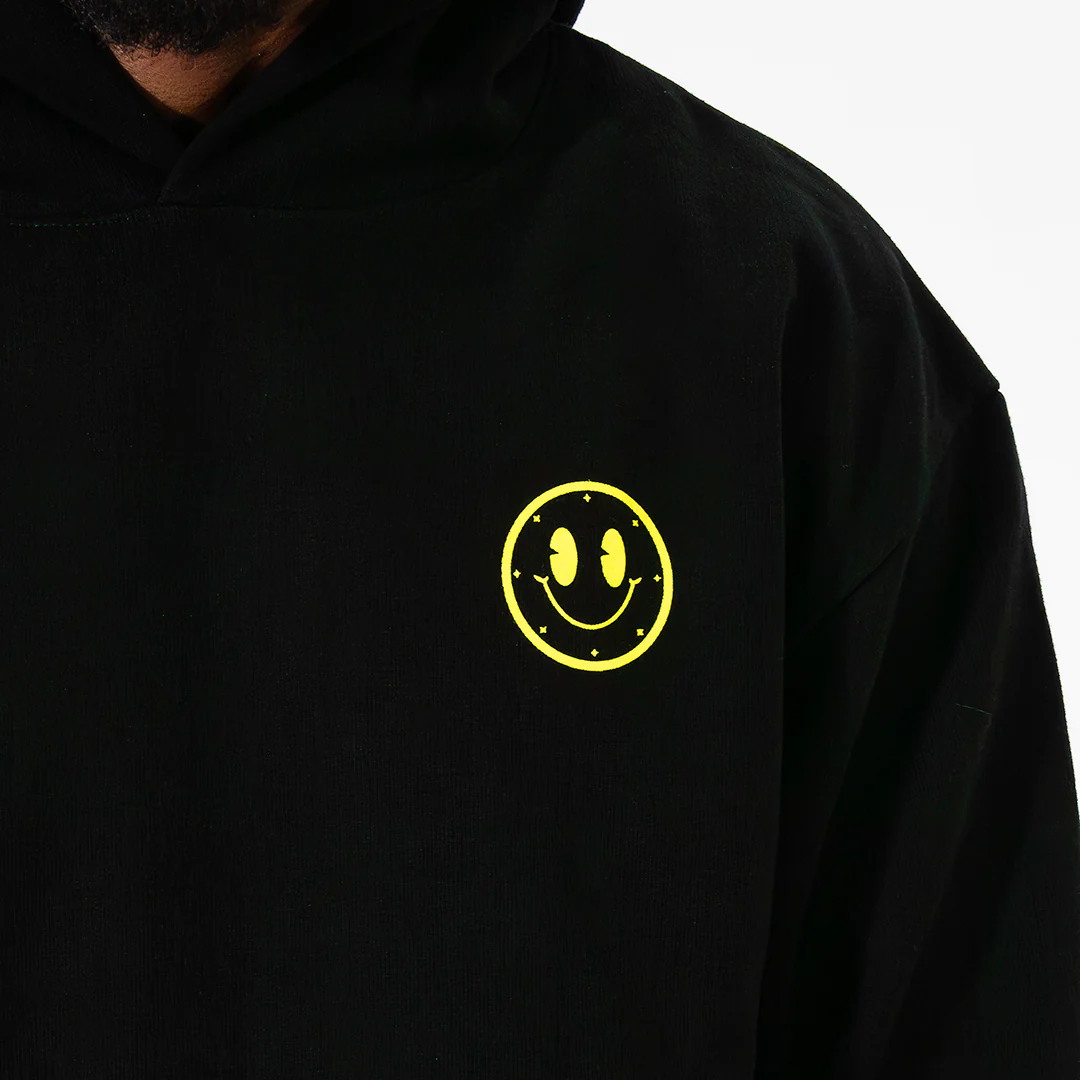 Joytime Collective Stacked Logo Hoodie — Black - Image 6
