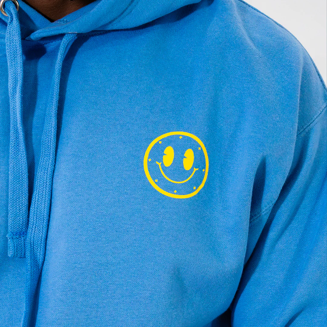 Joytime Collective Stacked Logo Hoodie — Blue - Image 5