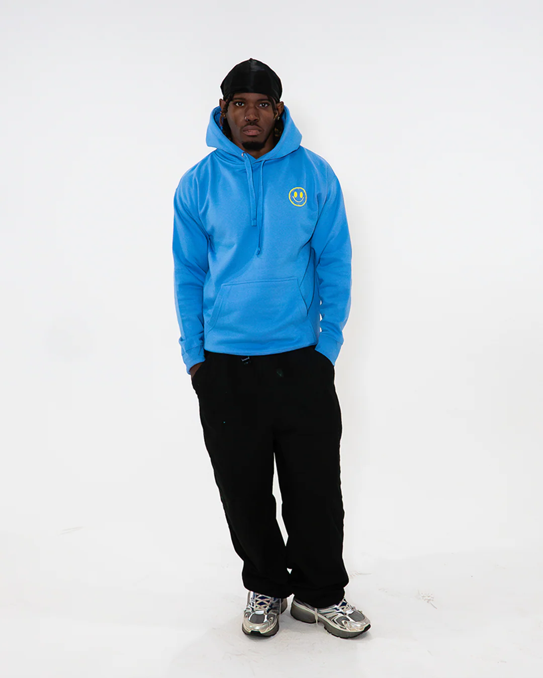 Joytime Collective Stacked Logo Hoodie — Blue - Image 7