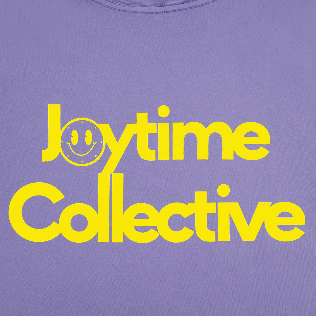 Joytime Collective Stacked Logo L/S Shirt — Purple - Image 4