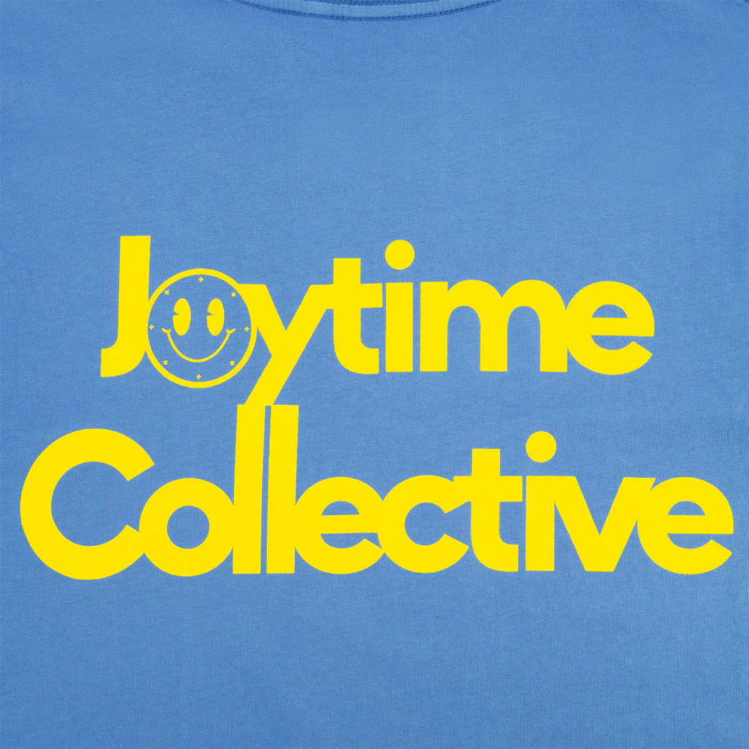 Joytime Collective Stacked Logo T-Shirt — Blue - Image 4