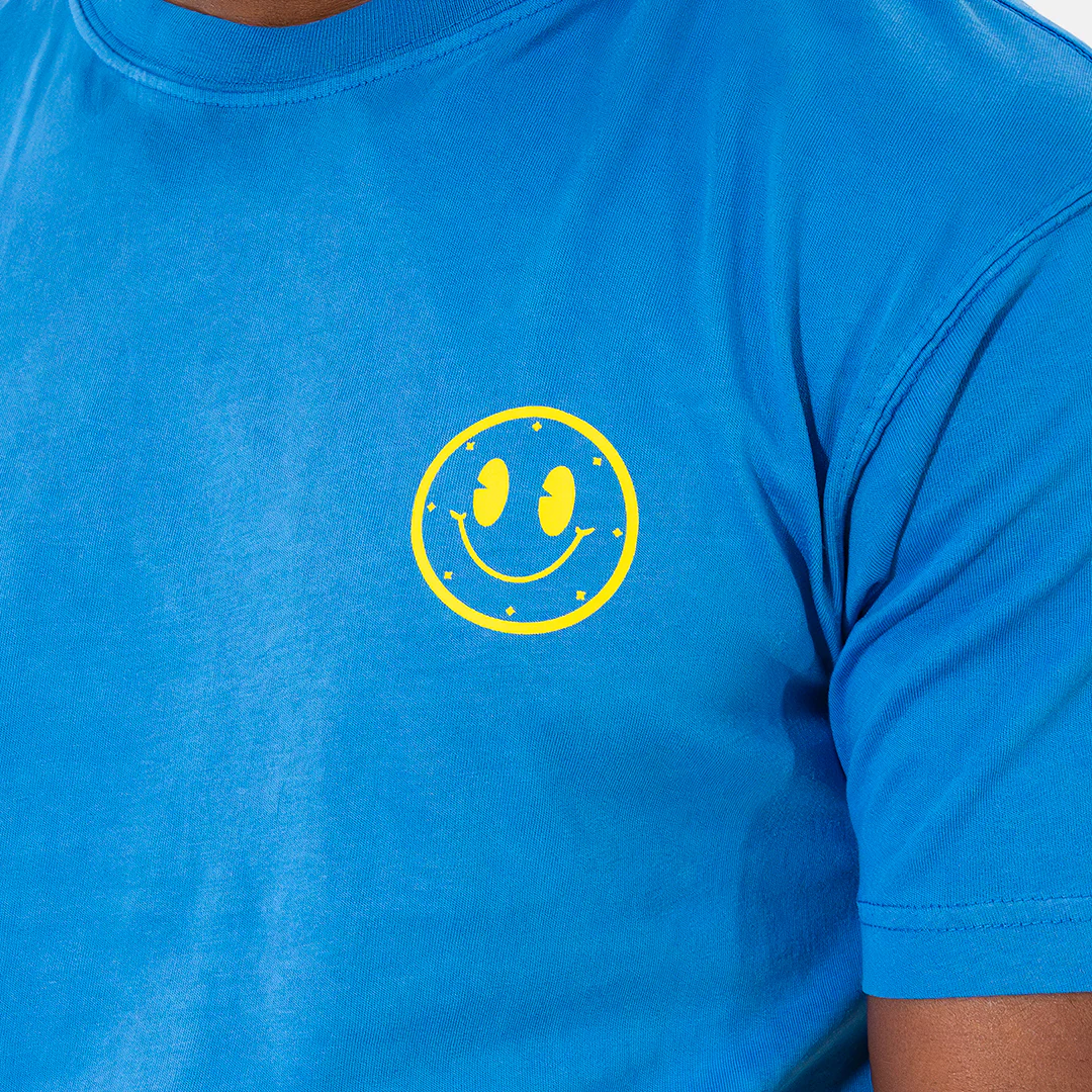 Joytime Collective Stacked Logo T-Shirt — Blue - Image 7