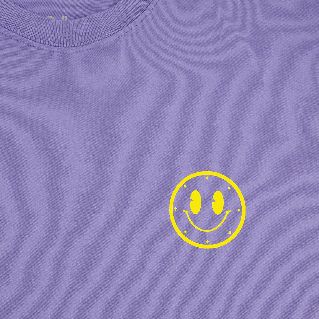 Joytime Collective Stacked Logo T-Shirt — Purple - Image 3