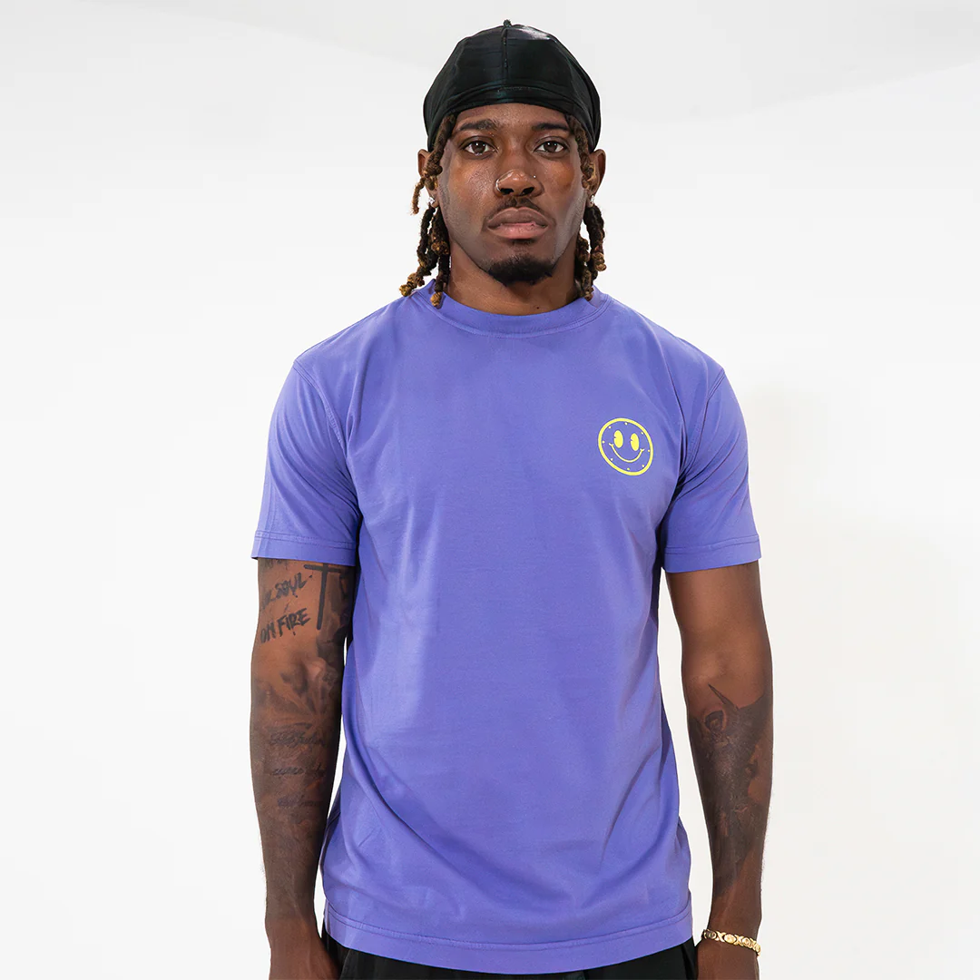 Joytime Collective Stacked Logo T-Shirt — Purple - Image 7