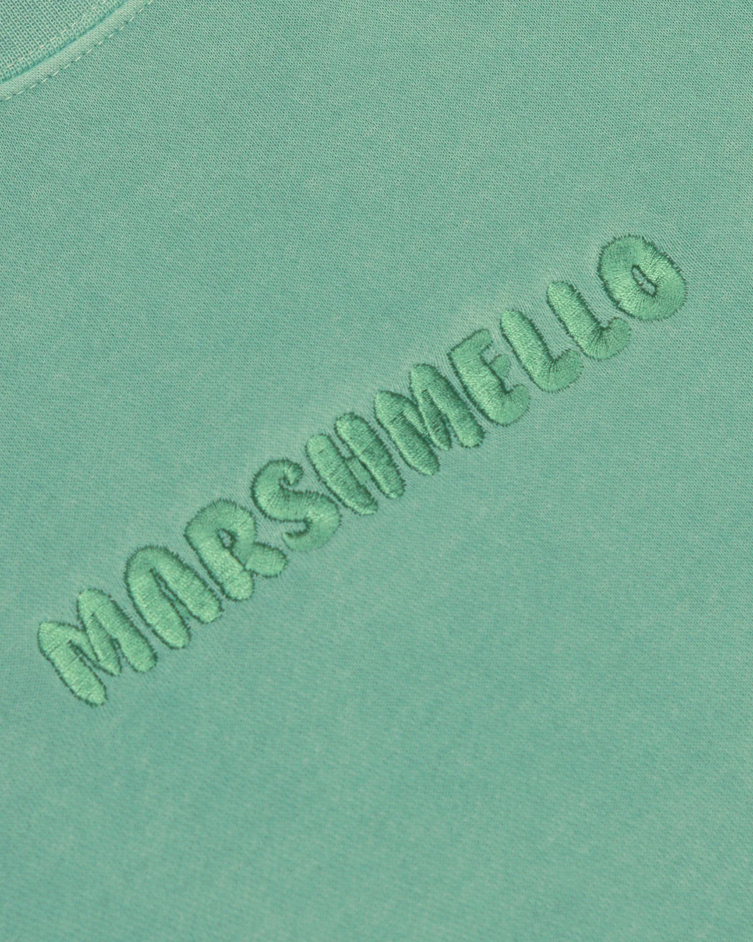 Marshmello Light Stitch Logo Crewneck — Mint - Image 3
