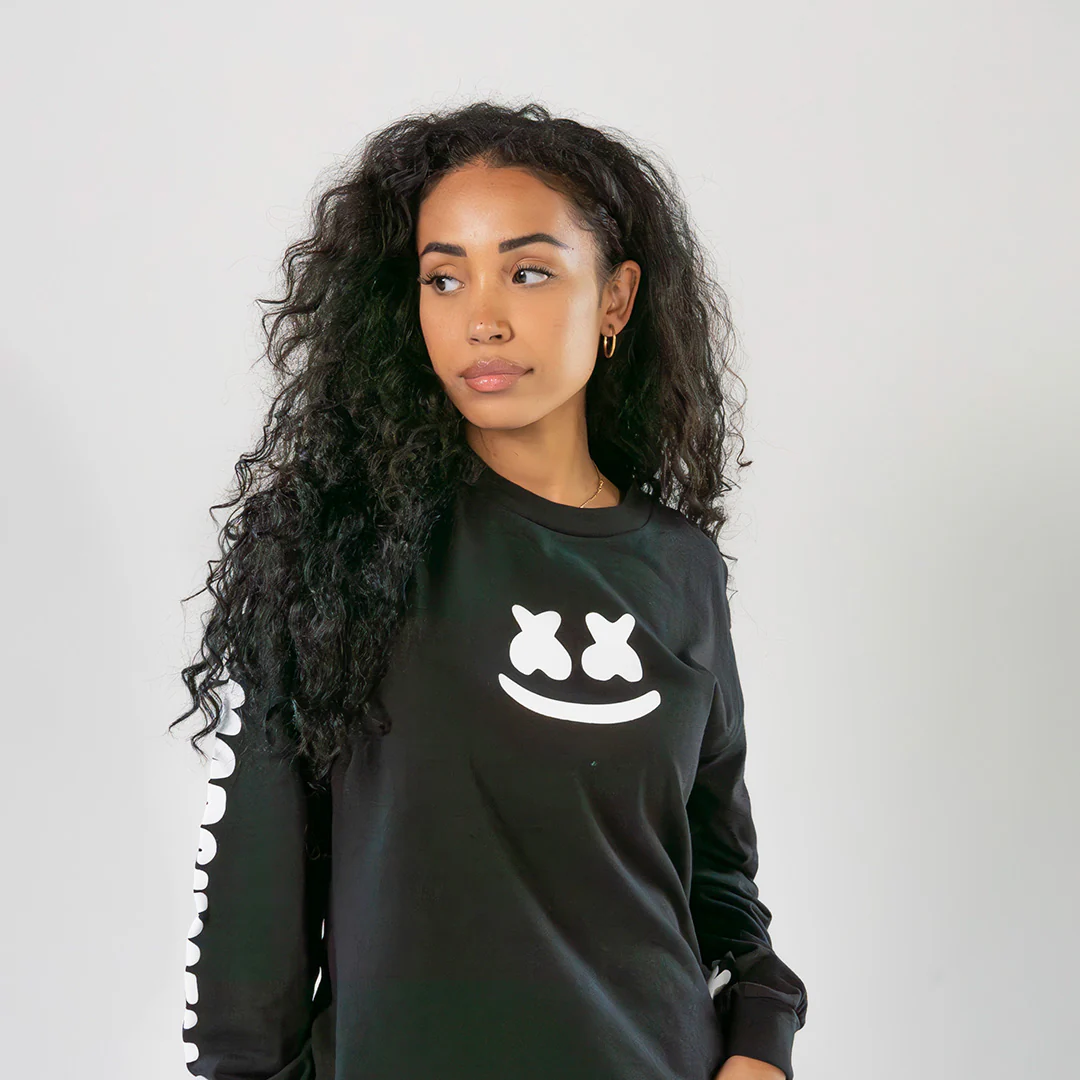 Smile Bar L/S Shirt — Black - Image 5