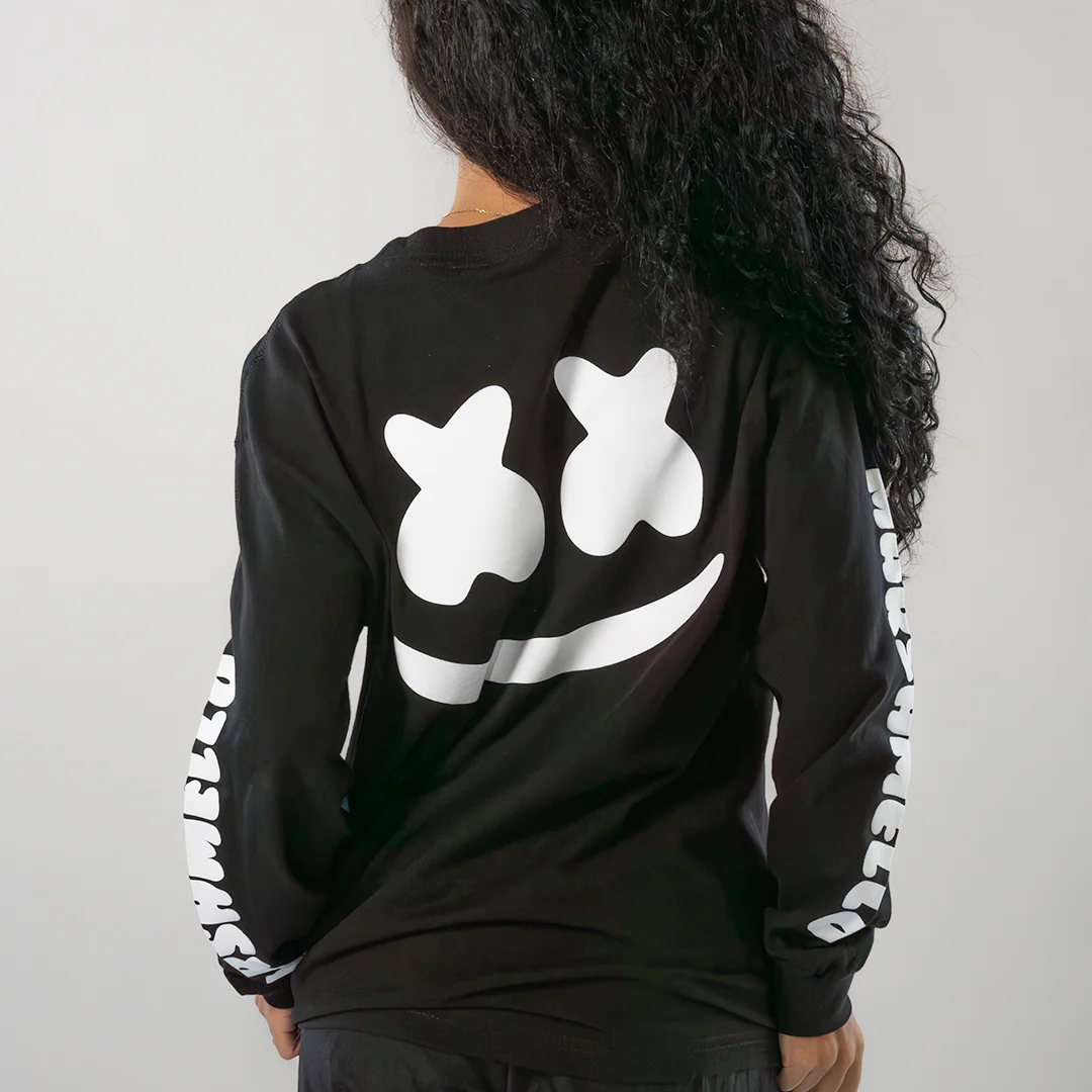 Smile Bar L/S Shirt — Black - Image 6